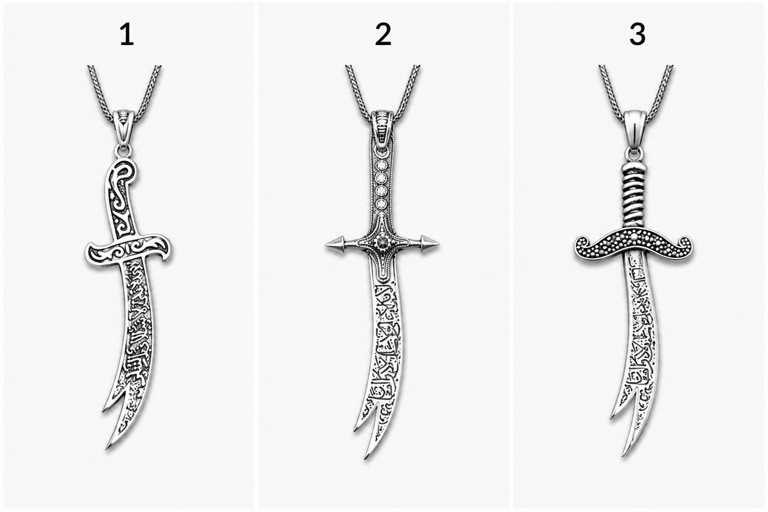 New Arrival Zulfiqar Necklaces