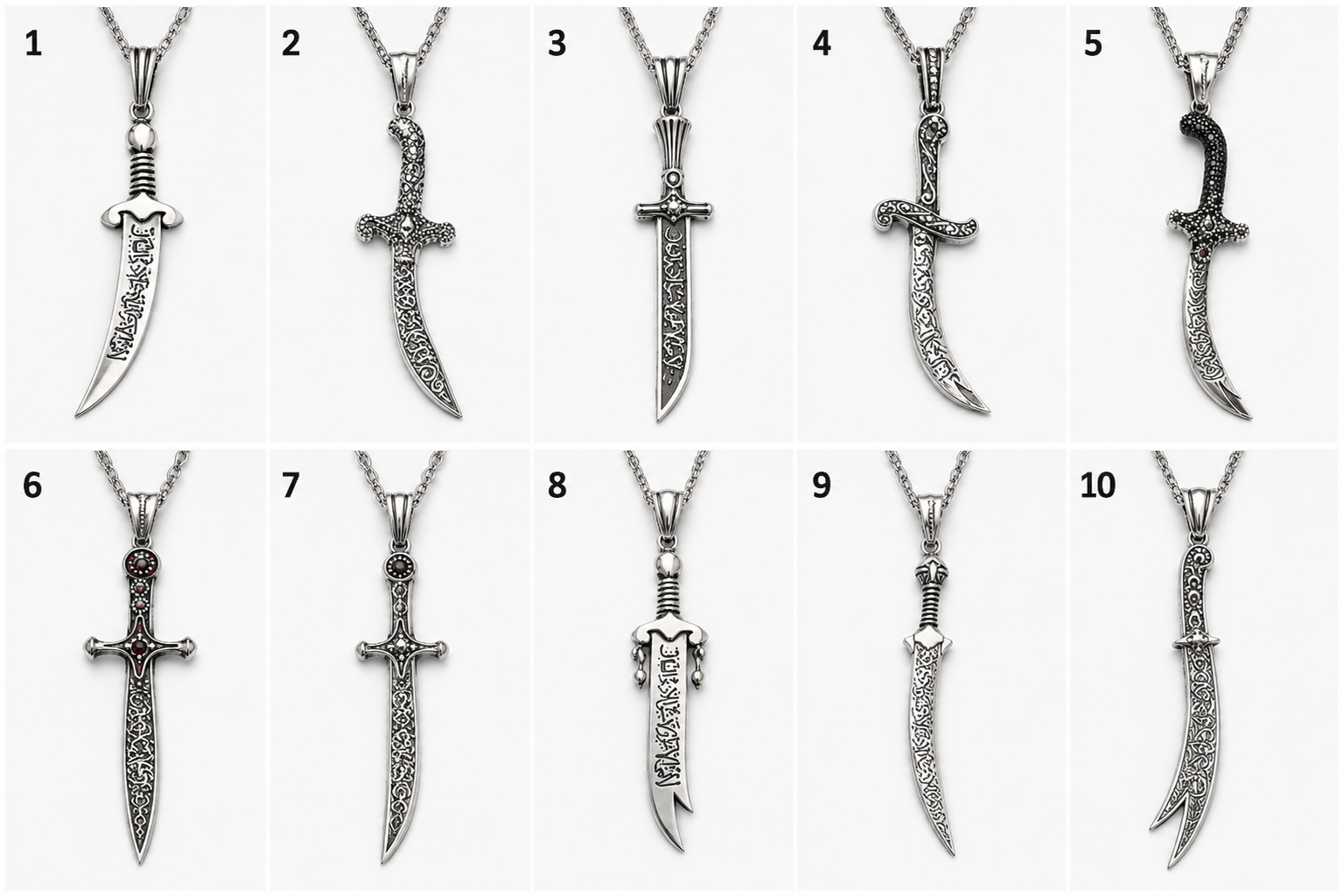 Zulfiqar Necklaces