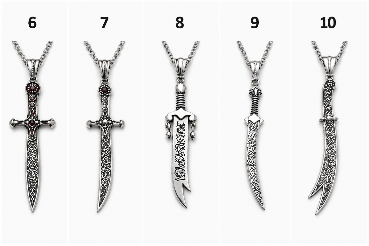 Zulfiqar Necklaces