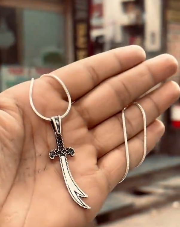 Trending Zulfiqar Sword Pendant