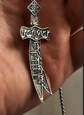 Metal Zulfiqar Pendant